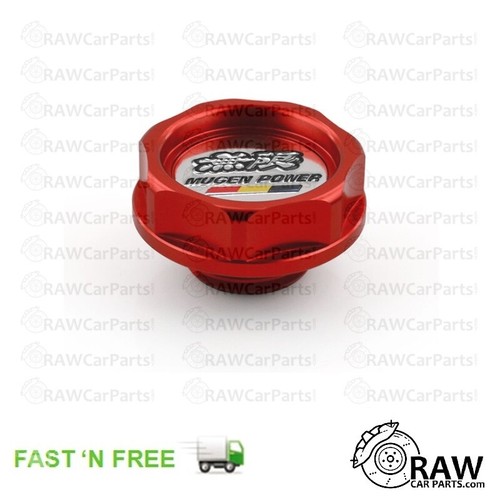 Red mugen style oil cap - mugen,